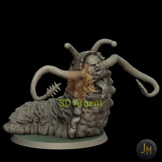 Slitherman Monster - Dungeons and Dragons (D&D) DragonLance Frostgrave Fantasy 3D Printed Resin Miniatures Toys &