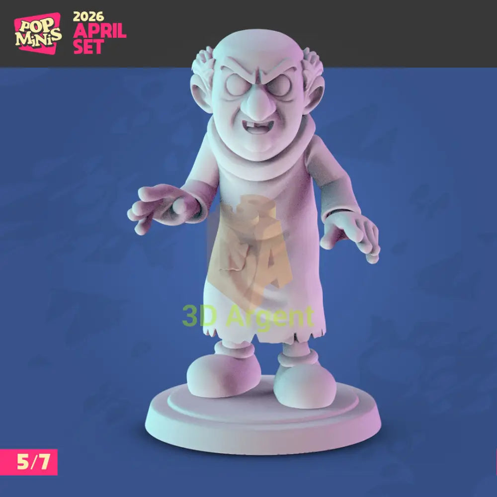 Smurfs Figures compatible D&D DragonLance Miniatures Pop Minis - 3 Gargamel - Toys & Games:Wargames &