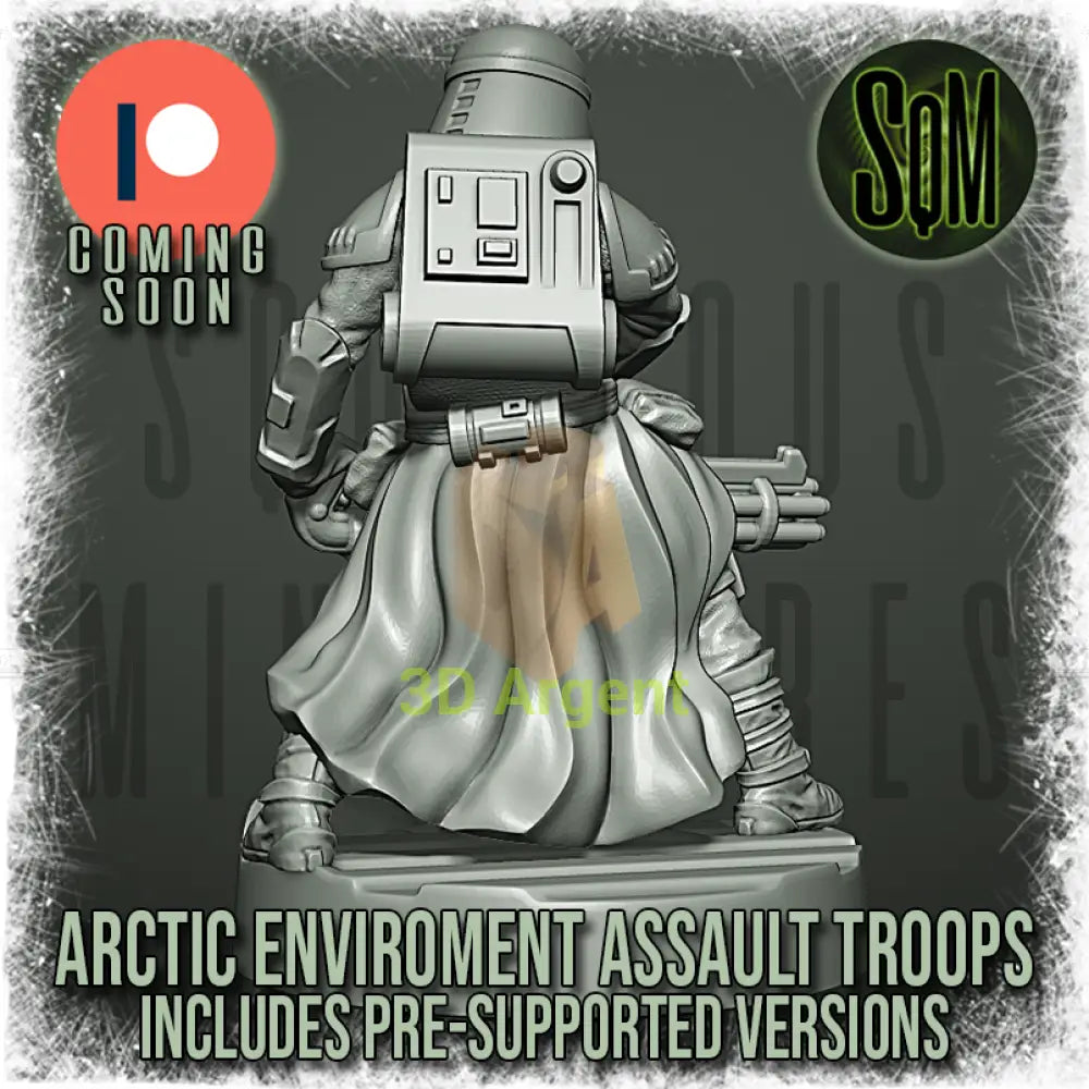 Snow Trooper Squad 12x Star Wars Legion compatible 3D Resin Miniatures Squamous Toys & Games:Wargames &