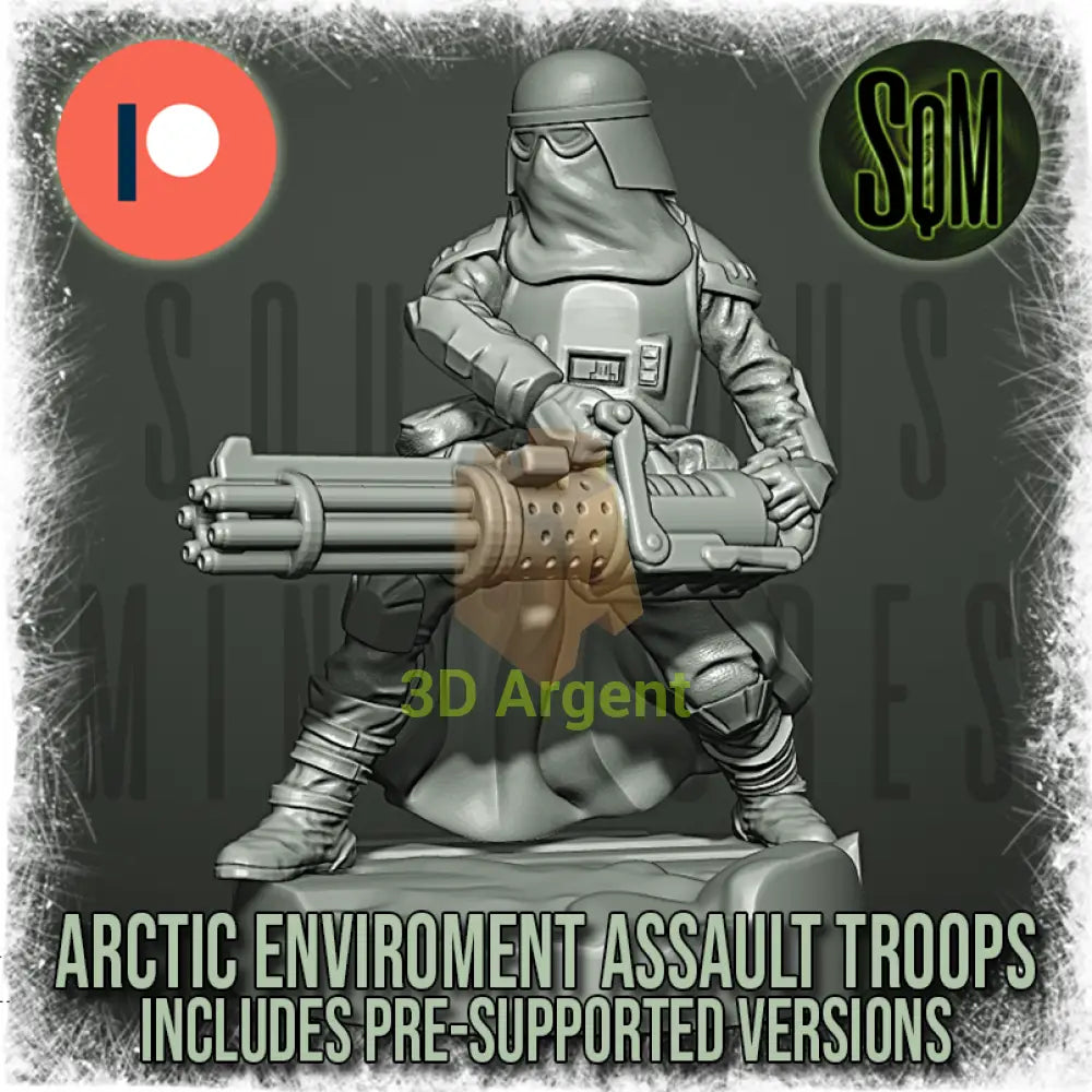 Snow Trooper Squad 12x Star Wars Legion compatible 3D Resin Miniatures Squamous Toys & Games:Wargames &