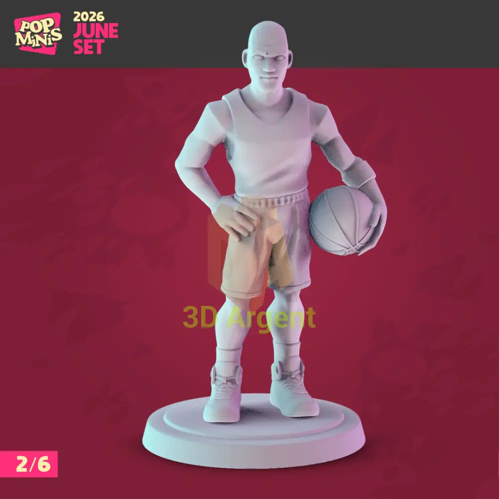 Michael Jordan Space Jam 3D printed resin miniature – Pop Minis