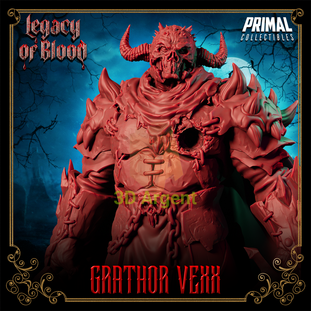 Spirit - Grathor Vexx Fantasy compatible D&D DragonLance Miniatures Primal Toys & Games:Wargames &