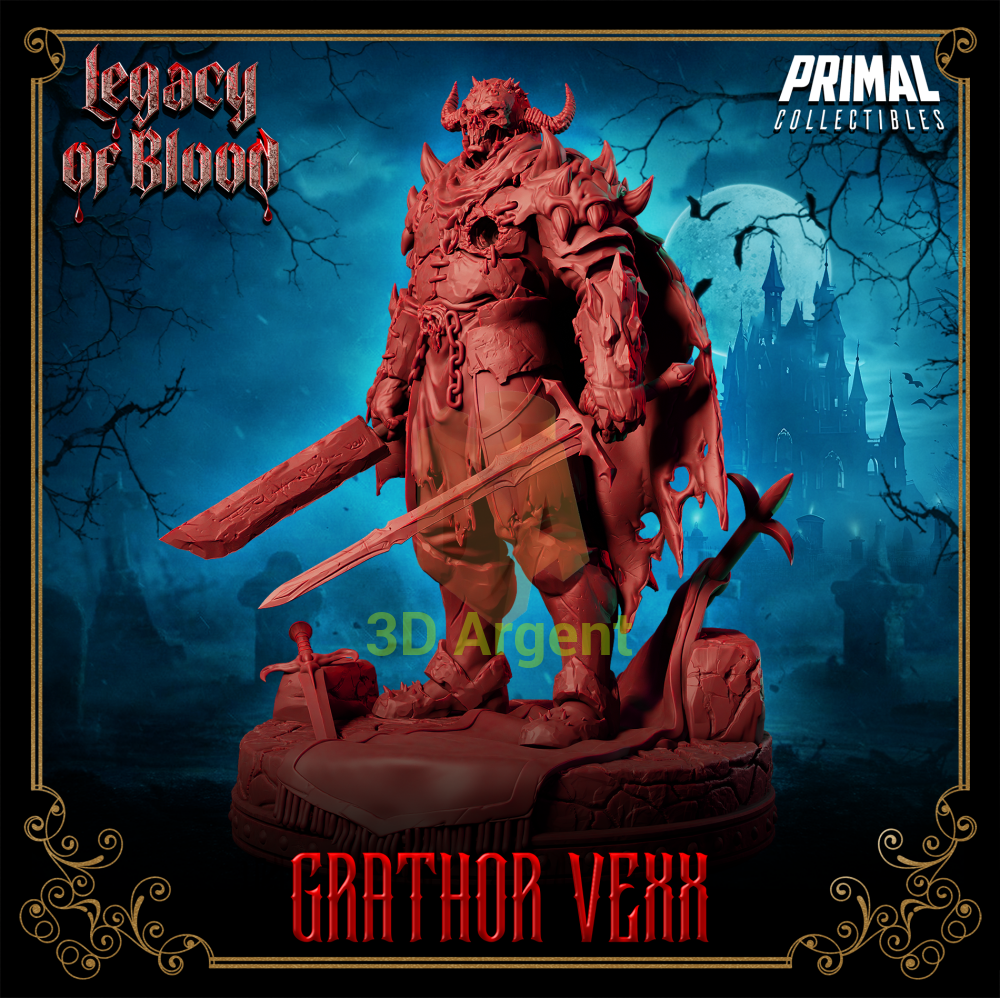 Spirit - Grathor Vexx Fantasy compatible D&D DragonLance Miniatures Primal Toys & Games:Wargames &