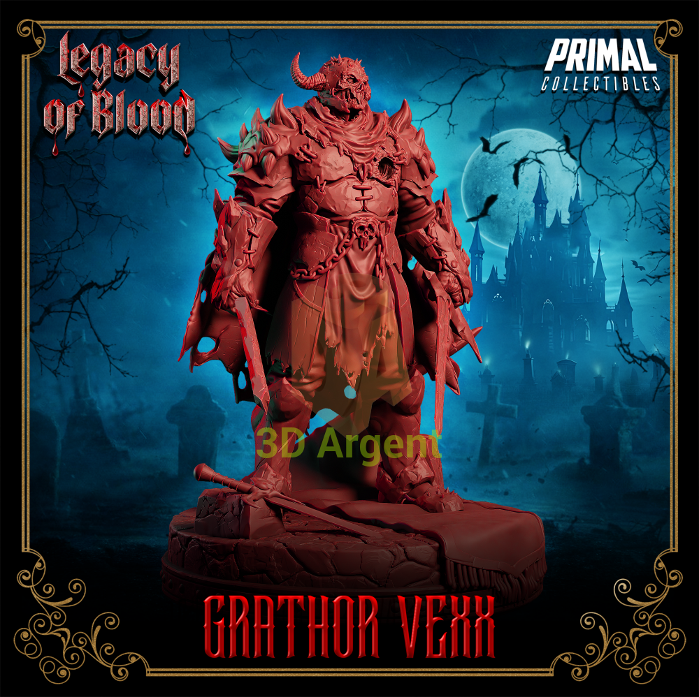 Spirit - Grathor Vexx Fantasy compatible D&D DragonLance Miniatures Primal Toys & Games:Wargames &