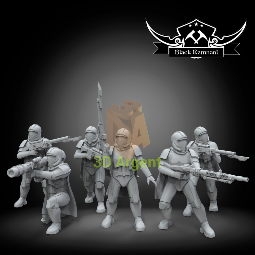 Squad of Imperial Raptors 6x Star Wars Legion compatible 3D Resin Miniatures Toys & Games:Wargames & Role-Playing:Star