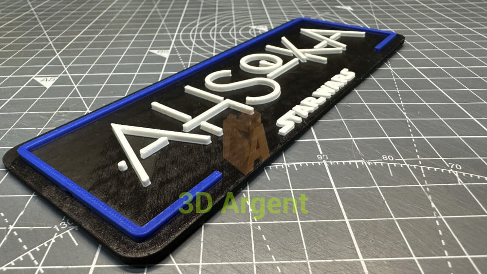 Star Wars Ahsoka - 3D Printed Sign Stand Collectables:Science Fiction Collectables:Other Science Fiction Items