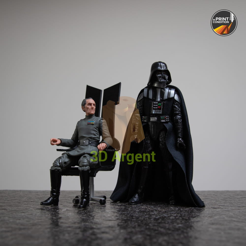 Star Wars Black Series - Death Star Conference Room chair 3D Printed 1/12 Tarkin Toys & Games:Action Figures &