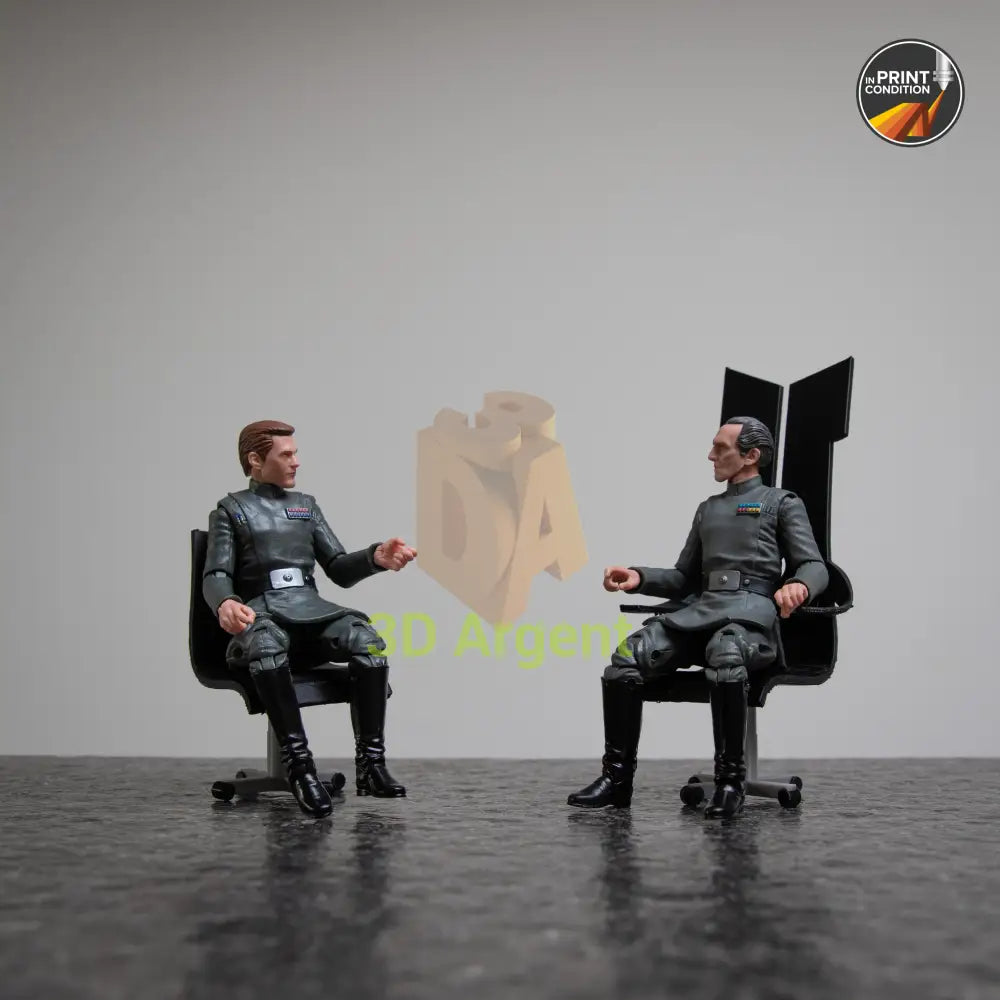 Star Wars Black Series - Death Star Conference Room chair 3D Printed 1/12 Tarkin Toys & Games:Action Figures &