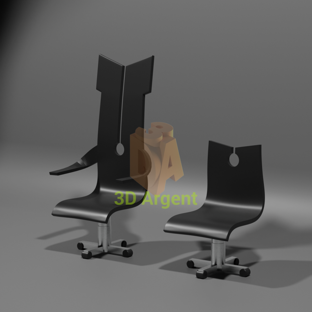 Star Wars Black Series - Death Star Conference Room chair 3D Printed 1/12 Tarkin Toys & Games:Action Figures &