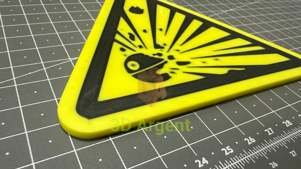 Star Wars Death Star Warning - 3D Printed Sign Video Games & Consoles:Video Game Merchandise