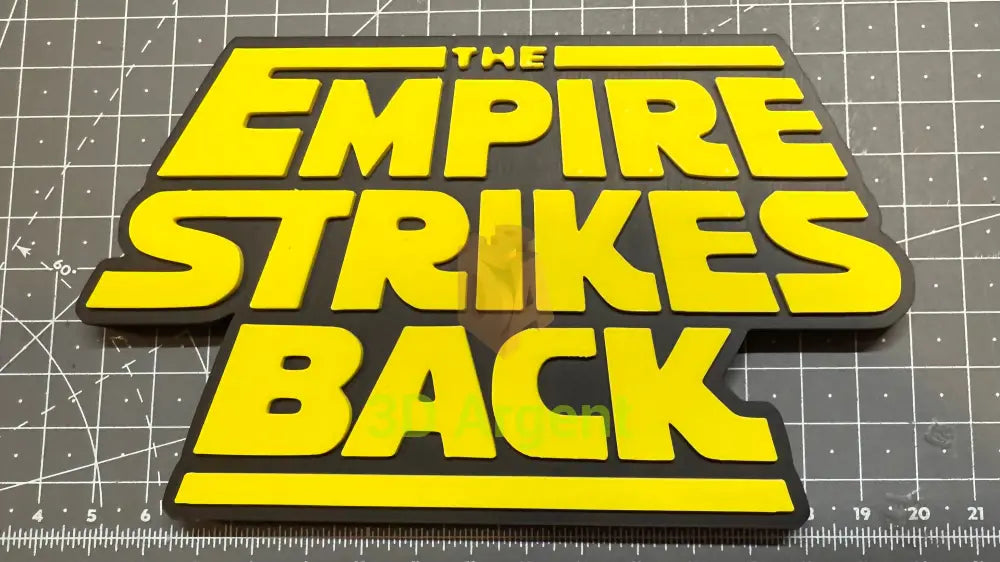 Star Wars Empire Return of the Jedi Movie Logo 3 Designs - 3D Printed Sign Stand Empire Strikes Back