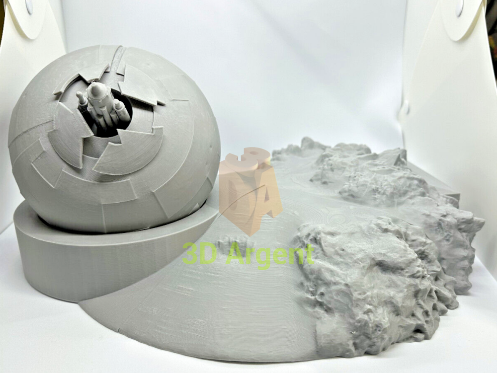 Star Wars Ion Cannon installation Terrain compatible Star Wars Legion 3D Printed Toys & Games:Wargames &