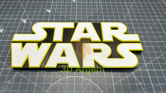 Star Wars Letters - 3D Printed Sign Stand Collectables:Science Fiction Collectables:Other Science Fiction Items