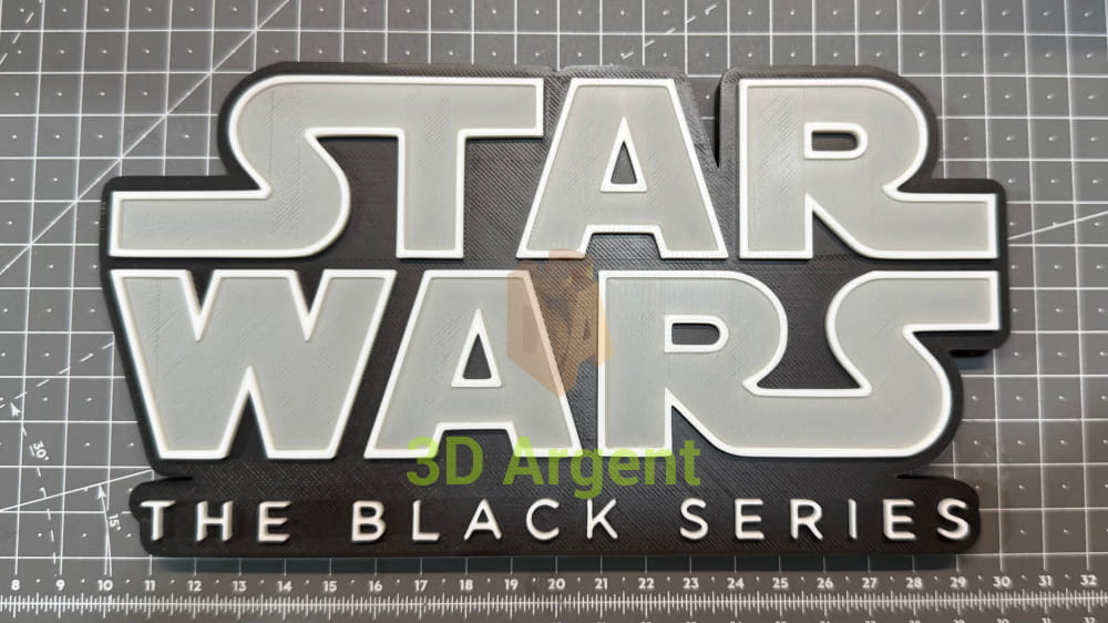 Star Wars The Black Series Sign Stand- 3D Printed Collectables:Science Fiction Collectables:Other Science Fiction Items