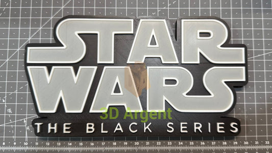 Star Wars The Black Series Sign Stand- 3D Printed Collectables:Science Fiction Collectables:Other Science Fiction Items