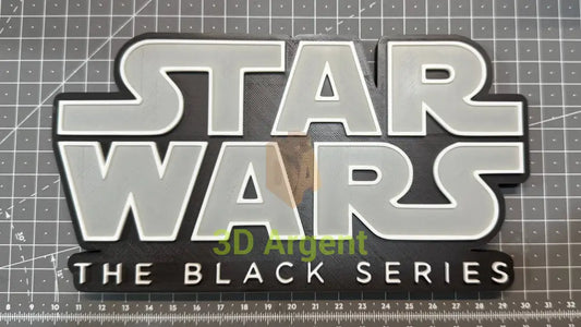Star Wars The Black Series Sign Stand- 3D Printed Collectables:Science Fiction Collectables:Other Science Fiction Items