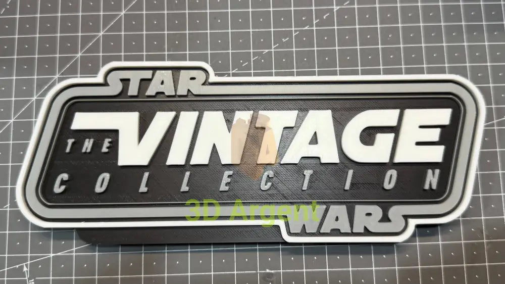 Star Wars The Vintage Collection Sign Stand- 3D Printed Collectables:Science Fiction Collectables:Other Science Fiction