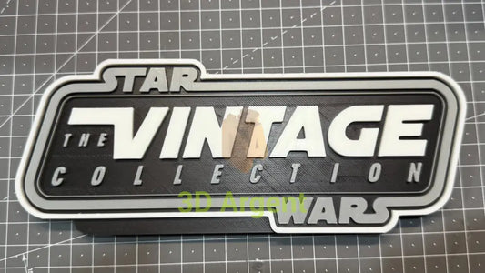 Star Wars The Vintage Collection Sign Stand- 3D Printed Collectables:Science Fiction Collectables:Other Science Fiction