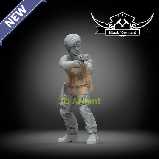 Starbuck – Battlestar Galactica – Black Remnant 3D Printed Resin Miniature