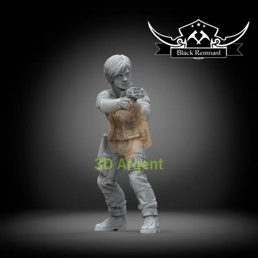 Starbuck – Battlestar Galactica – Black Remnant 3D Printed Resin Miniature