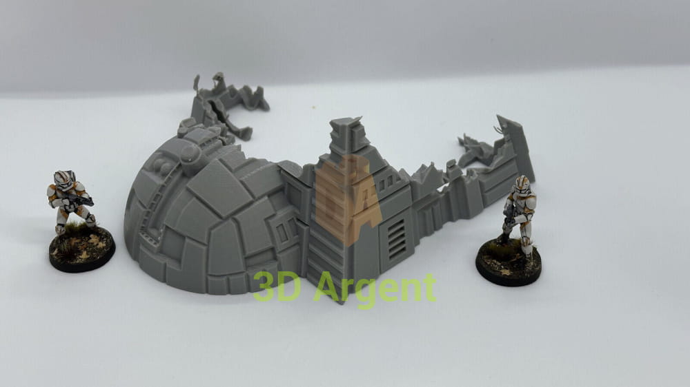 StarShip Wreckage Terrain Space Grimdark D&D scifi 28mm wargame B Toys & Games:Wargames &