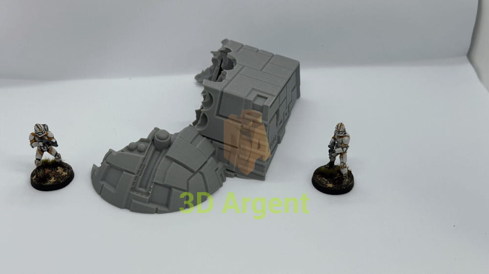 StarShip Wreckage Terrain Space Grimdark D&D scifi 28mm wargame E Toys & Games:Wargames &