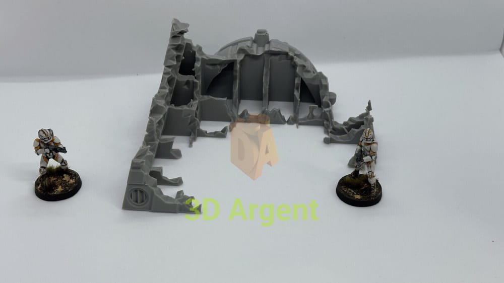 StarShip Wreckage Terrain Space Grimdark D&D scifi 28mm wargame Toys & Games:Wargames &