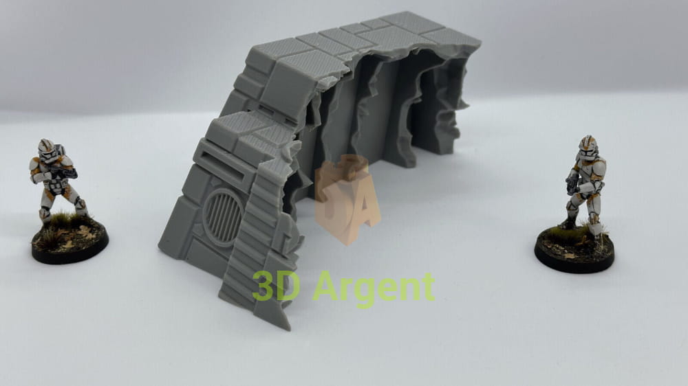 StarShip Wreckage Terrain Space Grimdark D&D scifi 28mm wargame Toys & Games:Wargames &