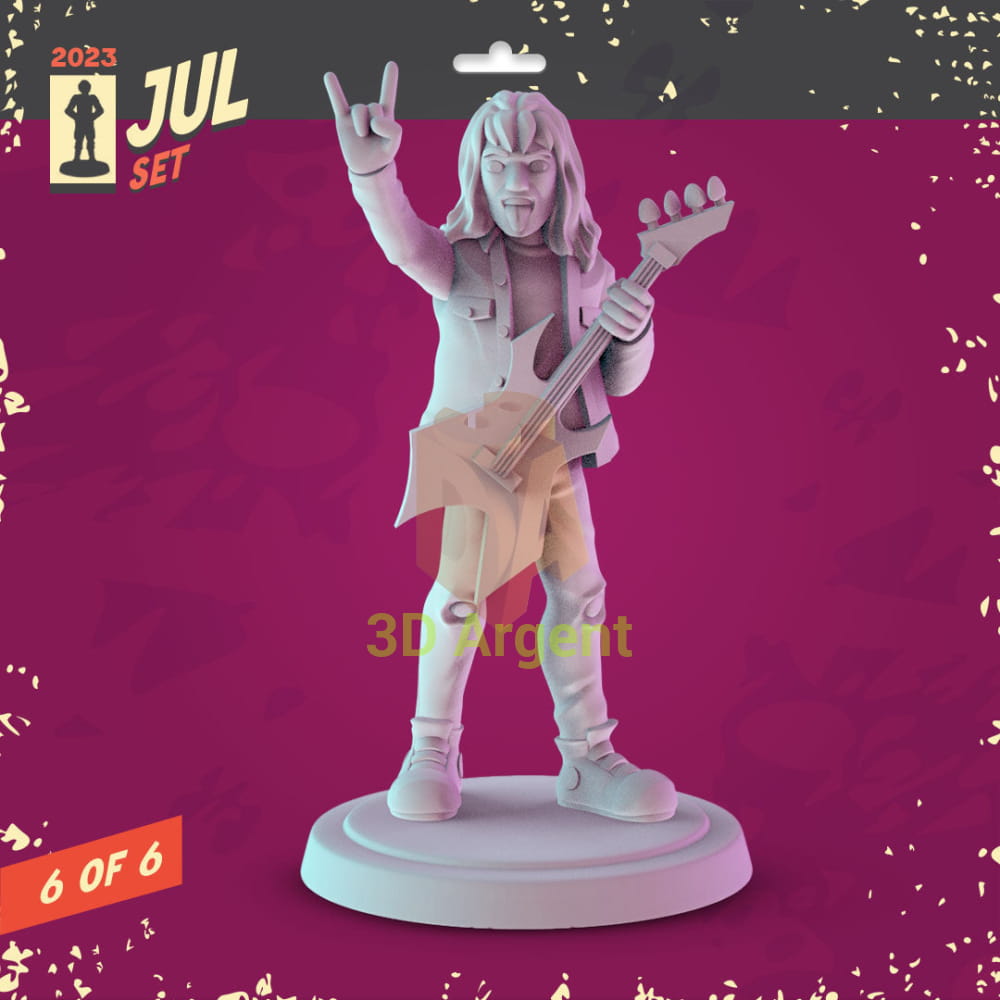 Stranger Things Figures compatible D&D DragonLance Miniatures Pop Minis - 6 Eddie Munson - Toys & Games:Wargames &