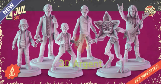 Stranger Things Figures compatible D&D DragonLance Miniatures Pop Minis - Toys & Games:Wargames & Role-Playing:Dungeons