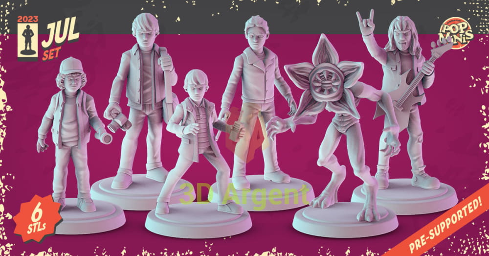 Stranger Things Figures compatible D&D DragonLance Miniatures Pop Minis - Toys & Games:Wargames & Role-Playing:Dungeons