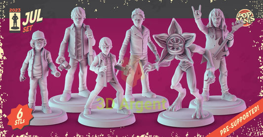 Stranger Things Figures compatible D&D DragonLance Miniatures Pop Minis - Toys & Games:Wargames & Role-Playing:Dungeons
