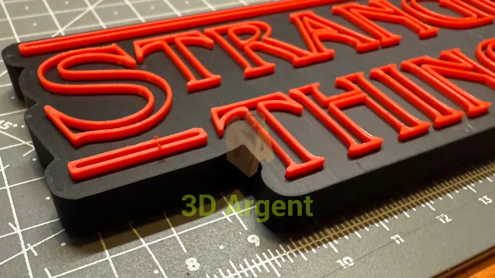 Stranger Things Logo 2 Designs - 3D Printed Sign Stand Collectables:Science Fiction Collectables:Other Science Fiction