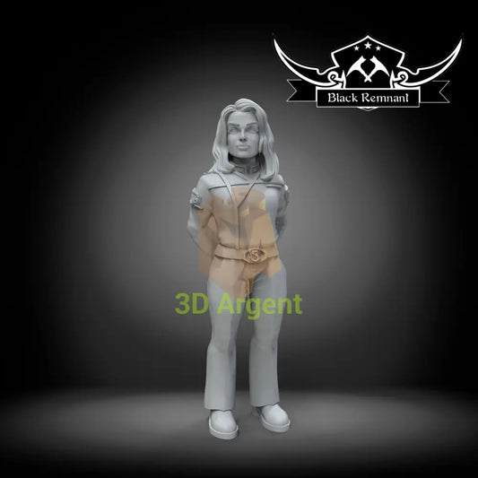 Susan Ivanova - Fleet Commander Babylon 5- Stargrave D&D 3D Printed Resin Miniatures Toys & Games:Wargames &