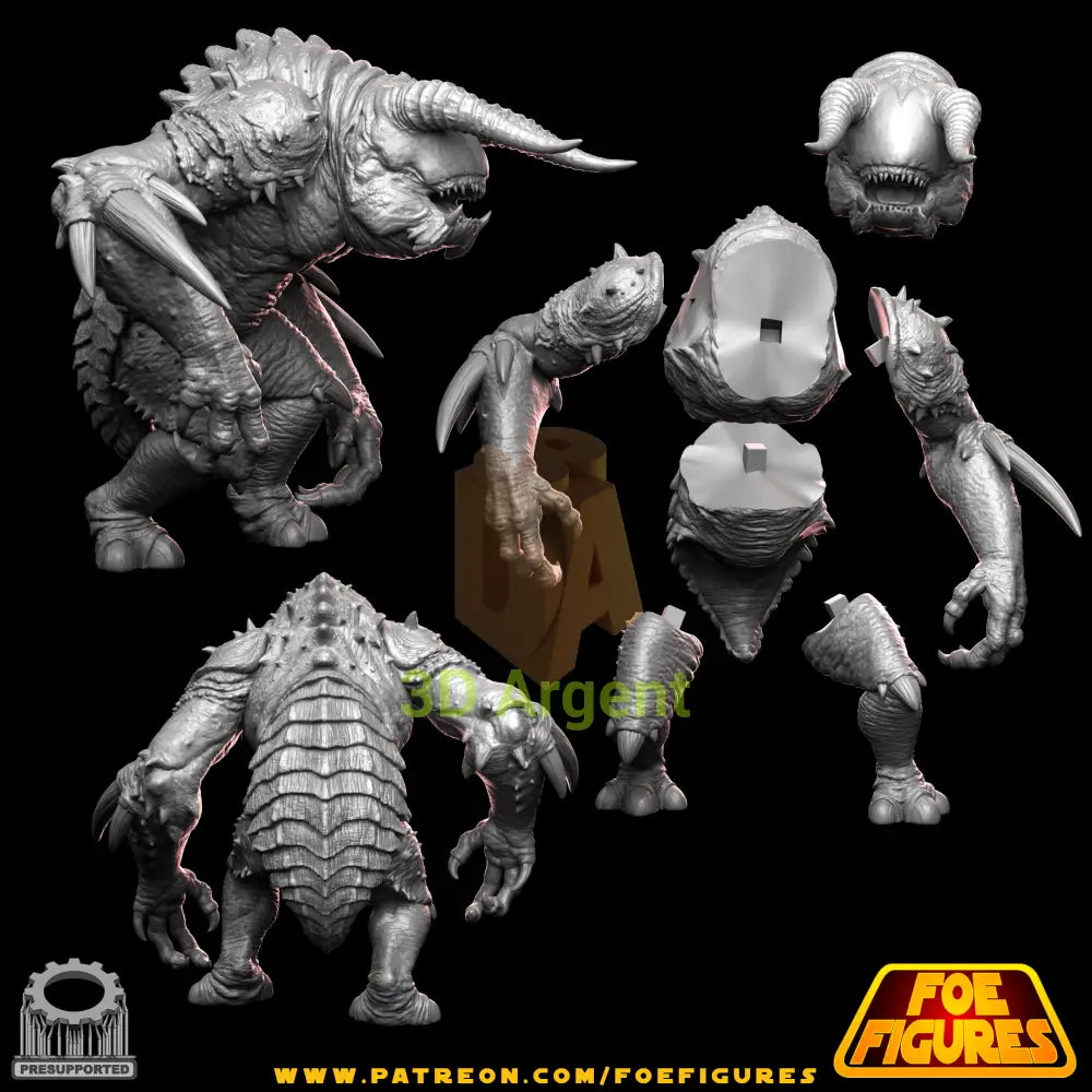 Swamp Rancor v1 - Star Wars Legion compatible 3D Printed Resin Miniatures Foe Toys & Games:Wargames & Role-Playing:Star