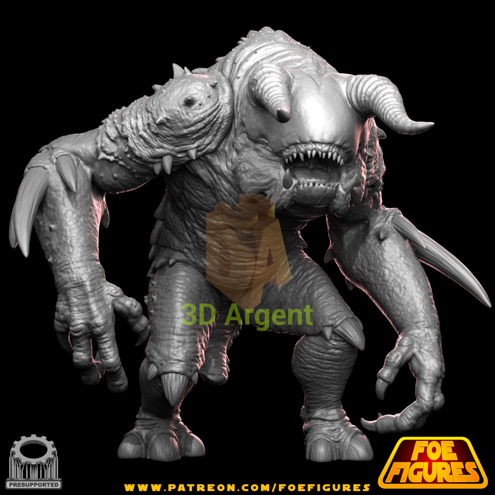 Swamp Rancor v1 - Star Wars Legion compatible 3D Printed Resin Miniatures Foe Toys & Games:Wargames & Role-Playing:Star