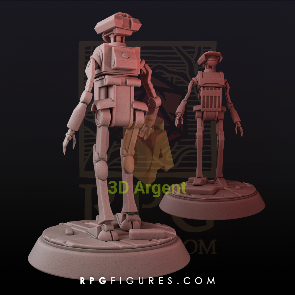 Tactical droid | Star Wars Legion Scale | 3D Printed Resin Miniatures | RPG Figures Toys & Games:Wargames &