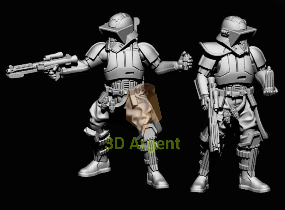 Tank Trooper Commander - Star Wars Legion 3D Printed Resin BlueWolf Miniatures Toys & Games:Wargames &