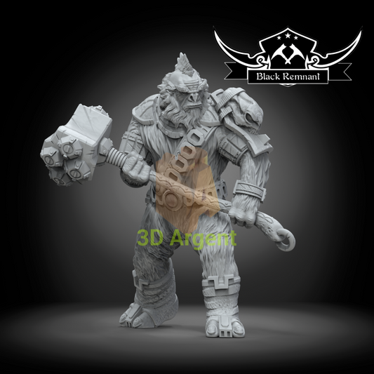 Tartarus | HALO Miniature | 3D Printed 12K Resin | Black Remnant | 35mm Legion Scale Toys & Games:Wargames &