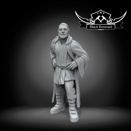 Qui Gon Jinn Phantom Menace - Star Wars Legion compatible 3D Printed Resin Miniatures