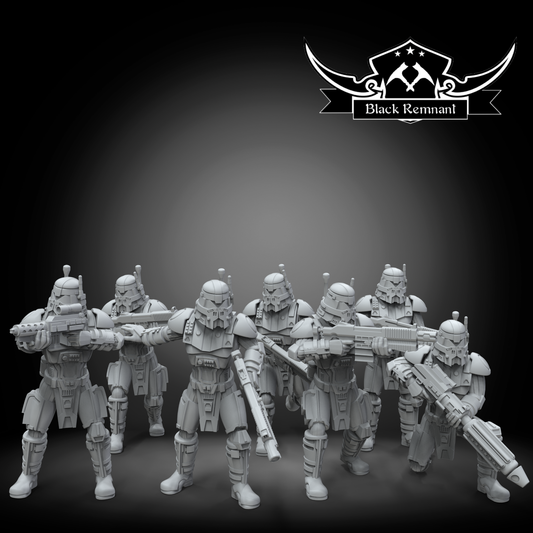 Squad of Ancient sith 7x Star Wars Legion compatible 3D Printed Resin Miniatures