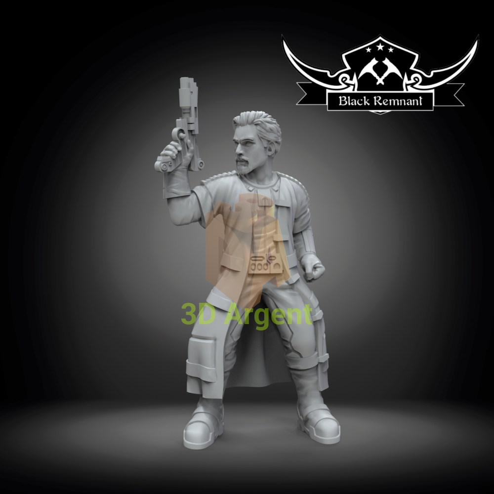 Tharan Cedrax - Star Wars Legion compatible 3D Printed Resin Miniatures Toys & Games:Wargames & Role-Playing:Star Wars