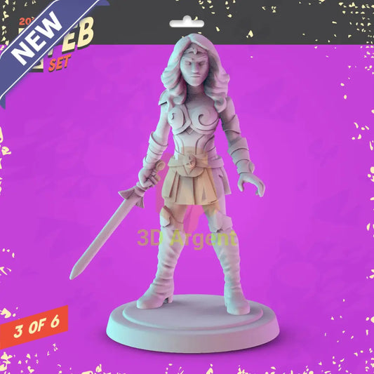 The Boys Figures compatible D&D DragonLance Miniatures Pop Minis - 1 Queen Maeve - Toys & Games:Wargames &