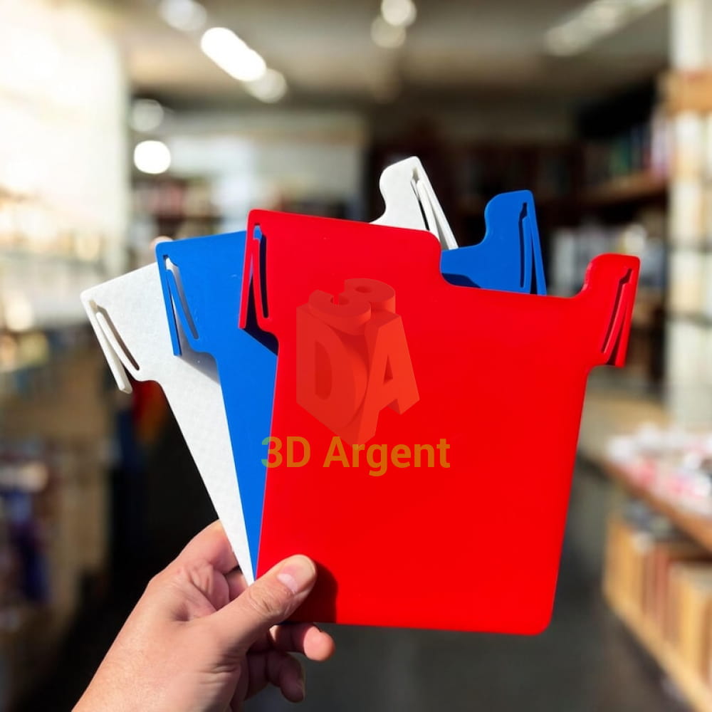 The Comic Stopper – 3D Printed Comic Box Dividers in red, white and blue