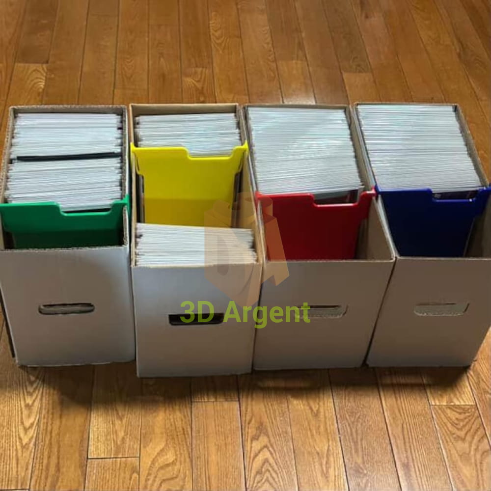 The Comic Stopper – five comic boxes with coloured dividers