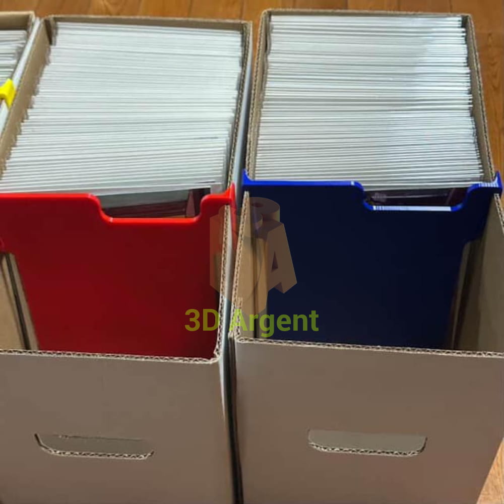 The Comic Stopper – two comic boxes with red and blue dividers