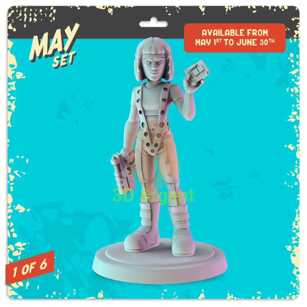 The Fifth Element Figures compatible D&D DragonLance Miniatures Pop Minis - 1 Leeloo (Pose 1) - Toys & Games:Wargames &