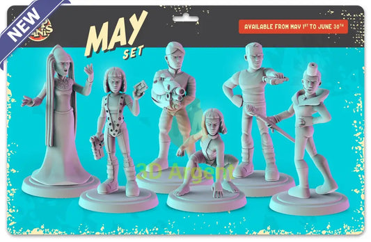 The Fifth Element Figures compatible D&D DragonLance Miniatures Pop Minis - All Figures - Toys & Games:Wargames &