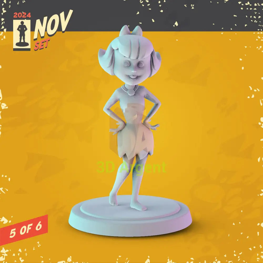 The Flintstones Figures compatible D&D DragonLance Miniatures Pop Minis - 2 Betty Rubble - Toys & Games:Wargames &