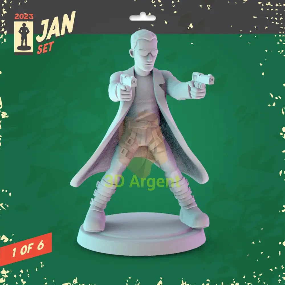 The Matrix Figures compatible D&D DragonLance Miniatures Pop Minis - 1 Neo - Toys & Games:Wargames &